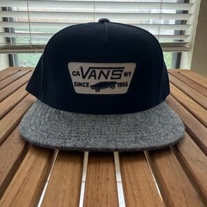 Vans Navy Blue and Gray Hat